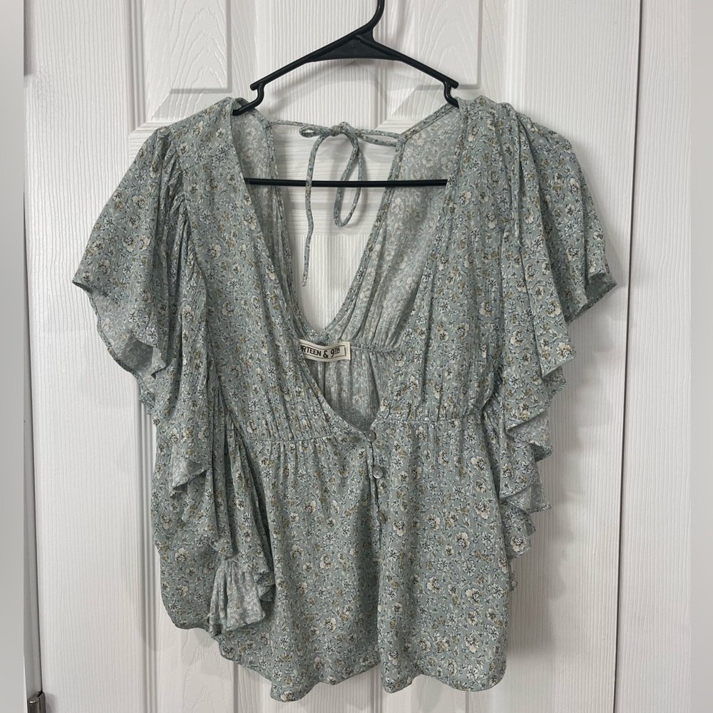 Fourteen And Ninth Cute Floral Blouse